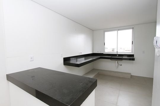Cozinha de apartamento à venda com 3 quartos, 86m² em Padre Eustáquio, Belo Horizonte
