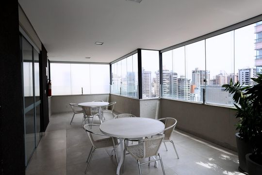 Área comum de apartamento à venda com 4 quartos, 200m² em Lourdes, Belo Horizonte