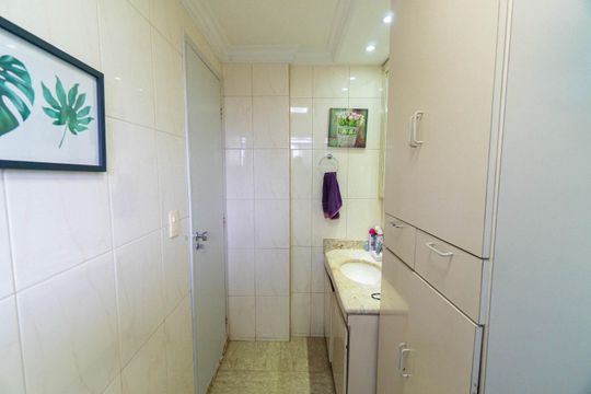 Banheiro de apartamento à venda com 2 quartos, 78m² em Jabaquara, São Paulo