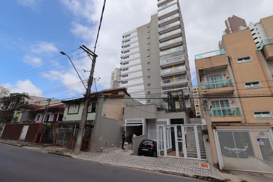 Fachada de apartamento para alugar com 1 quarto, 49m² em Jardim Bela Vista, Santo André