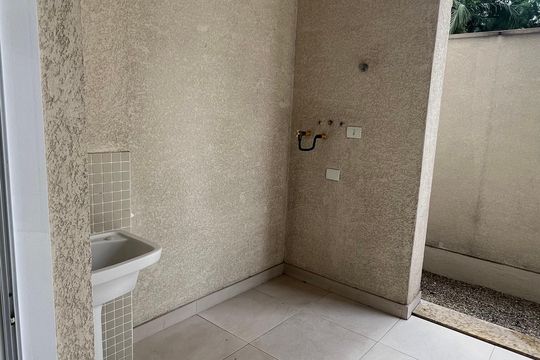 Varanda Studio de apartamento à venda com 1 quarto, 69m² em Santo Amaro, São Paulo