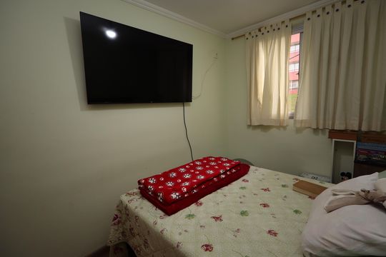 Quarto 2 de apartamento à venda com 3 quartos, 73m² em Jardim do Estádio, Santo André