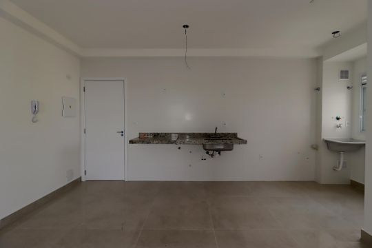 Cozinha de apartamento à venda com 2 quartos, 69m² em Parque das Nações, Santo André
