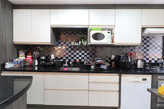 Cozinha - Armários de apartamento à venda com 3 quartos, 150m² em Petrópolis, Porto Alegre