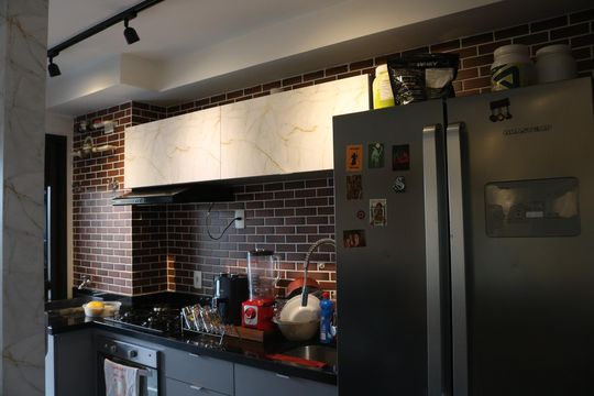 Cozinha de apartamento à venda com 1 quarto, 45m² em Lapa, São Paulo