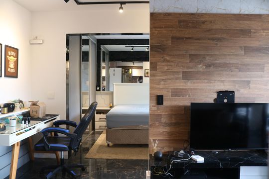 Sala de apartamento à venda com 1 quarto, 45m² em Lapa, São Paulo