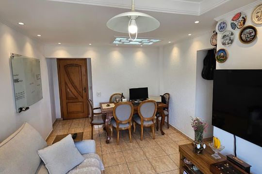 Sala de apartamento à venda com 2 quartos, 56m² em Vila das Merces, São Paulo