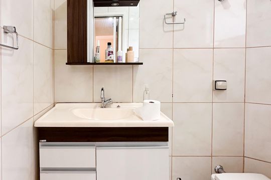 Banheiro Social de apartamento à venda com 2 quartos, 78m² em Santa Terezinha, São Bernardo do Campo