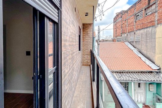 Varanda do Quarto 1 de casa para alugar com 2 quartos, 100m² em Vila Gomes Cardim, São Paulo