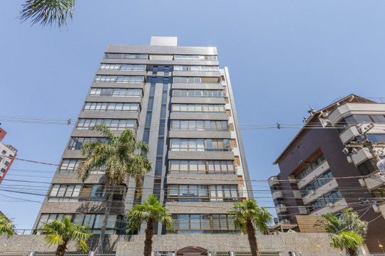 Fachada  de apartamento para alugar com 3 quartos, 118m² em Jardim Itu, Porto Alegre