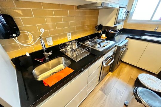Cozinha de apartamento à venda com 2 quartos, 74m² em Santana, São Paulo