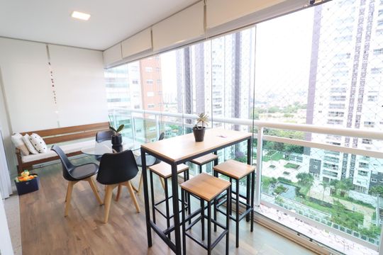 Varanda de apartamento à venda com 3 quartos, 137m² em Adalgisa, Osasco