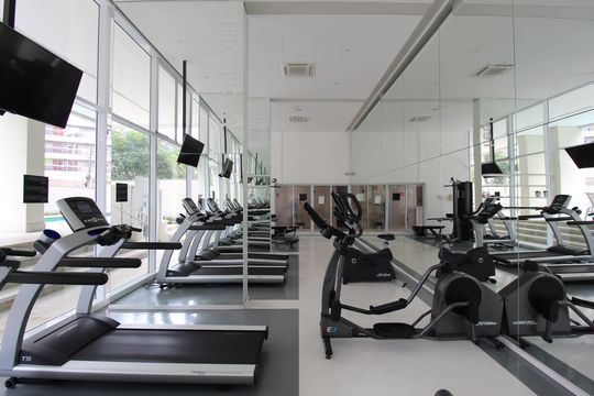Área Comum - Academia de kitnet/studio para alugar com 1 quarto, 30m² em Vila Olímpia, São Paulo