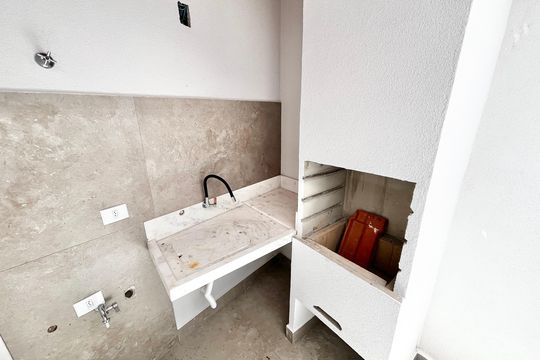 Área comum - Churrasqueira/Quintal de casa à venda com 2 quartos, 70m² em Vila Guaca, São Paulo