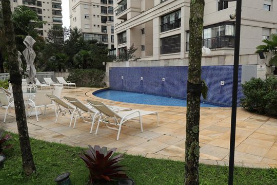 Área comum - Piscina de apartamento à venda com 3 quartos, 109m² em Vila Gilda, Santo André