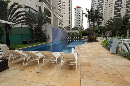 Área comum - Piscina de apartamento à venda com 3 quartos, 109m² em Vila Gilda, Santo André