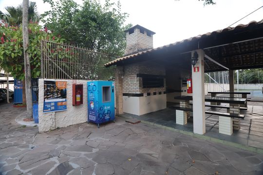 Área comum - Churrasqueira de apartamento à venda com 2 quartos, 59m² em Centro, Canoas