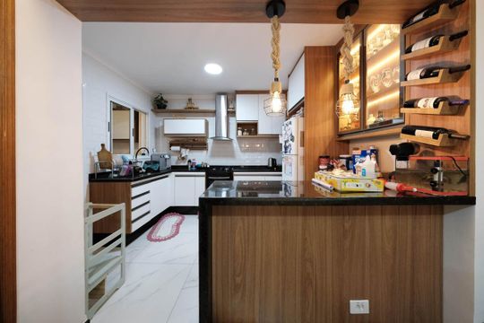 Sala/Cozinha de casa de condomínio à venda com 2 quartos, 103m² em Cidade Patriarca, São Paulo