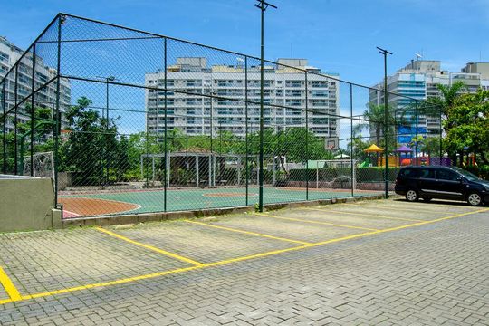 Fachada de apartamento à venda com 3 quartos, 85m² em Recreio dos Bandeirantes, Rio de Janeiro