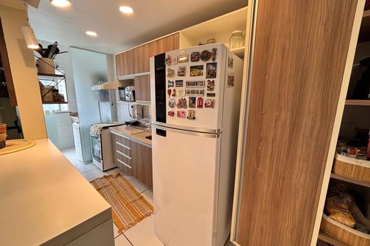 Cozinha de apartamento à venda com 3 quartos, 85m² em Recreio dos Bandeirantes, Rio de Janeiro