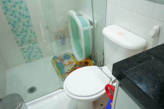 Banheiro de apartamento à venda com 3 quartos, 64m² em Mooca, São Paulo