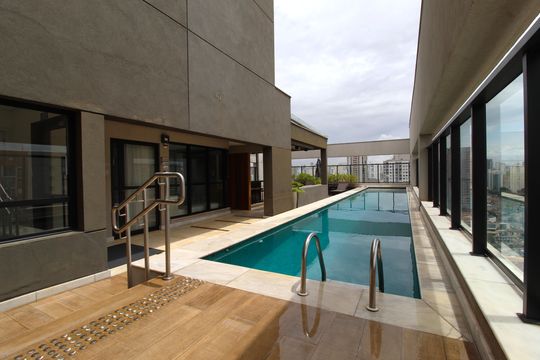 Área Comum - Piscina de apartamento à venda com 2 quartos, 56m² em Indianópolis, São Paulo