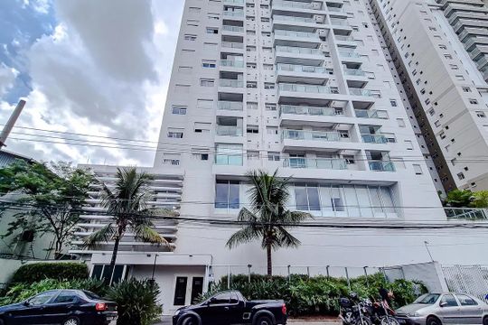 Fachada do Prédio de apartamento à venda com 1 quarto, 45m² em Várzea da Barra Funda, São Paulo