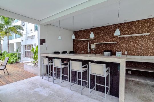Área comum - Churrasqueira de apartamento à venda com 1 quarto, 45m² em Várzea da Barra Funda, São Paulo