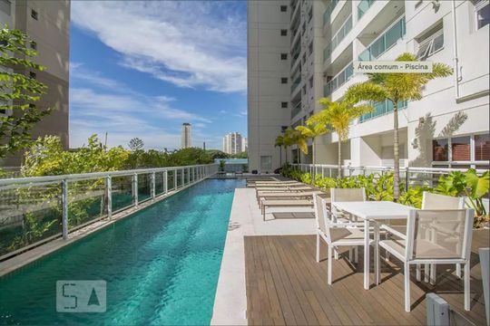 Área comum - Piscina de apartamento à venda com 1 quarto, 45m² em Várzea da Barra Funda, São Paulo