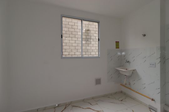 Área de Serviço de apartamento à venda com 1 quarto, 33m² em Parque das Nações, Santo André