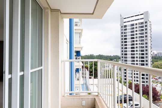 Varanda de apartamento à venda com 1 quarto, 45m² em Bethaville I, Barueri