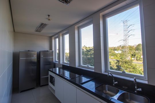 Área gourmet de apartamento à venda com 2 quartos, 58m² em Centro de Apoio I (alphaville), Santana de Parnaíba