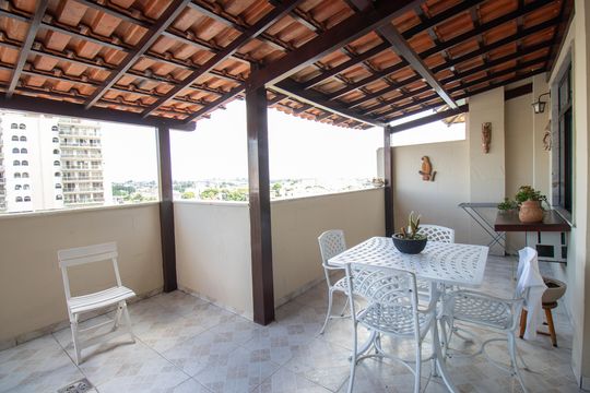 Varanda gourmet de apartamento à venda com 3 quartos, 165m² em Penha, Rio de Janeiro