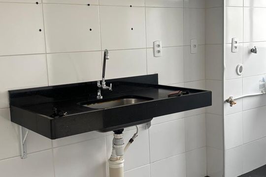 Cozinha de apartamento para alugar com 2 quartos, 47m² em Fundacao da Casa Popular, Campinas