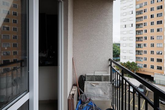Varanda de apartamento para alugar com 3 quartos, 55m² em Parque Novo Mundo, São Paulo