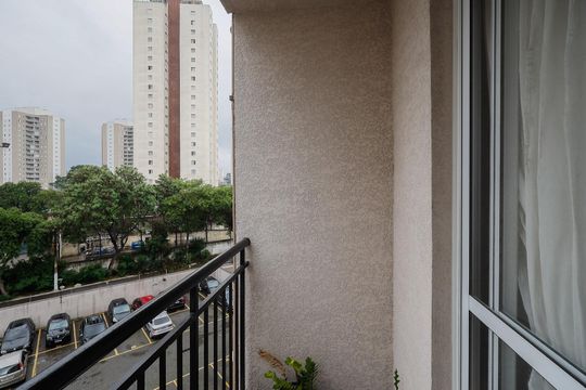 Varanda de apartamento para alugar com 3 quartos, 55m² em Parque Novo Mundo, São Paulo