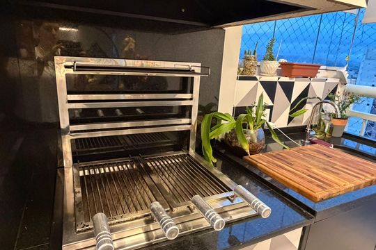 churrasqueira de apartamento à venda com 3 quartos, 120m² em Santa Teresinha, São Paulo