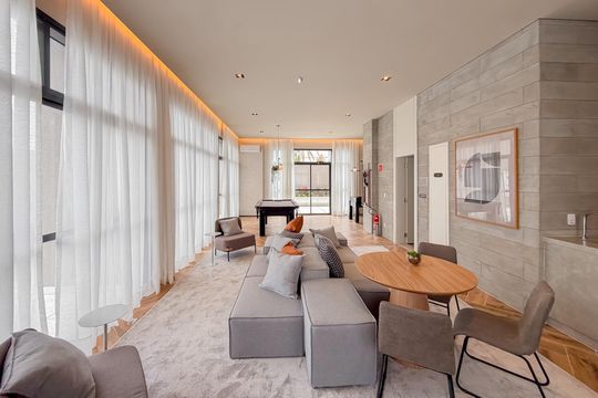 Área comum de kitnet/studio para alugar com 1 quarto, 35m² em Ipiranga, São Paulo