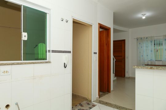Cozinha de casa de condomínio à venda com 2 quartos, 54m² em Parque Cruzeiro do Sul, São Paulo