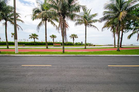 Vista da Rua de apartamento para alugar com 1 quarto, 50m² em Balneario Flórida, Praia Grande