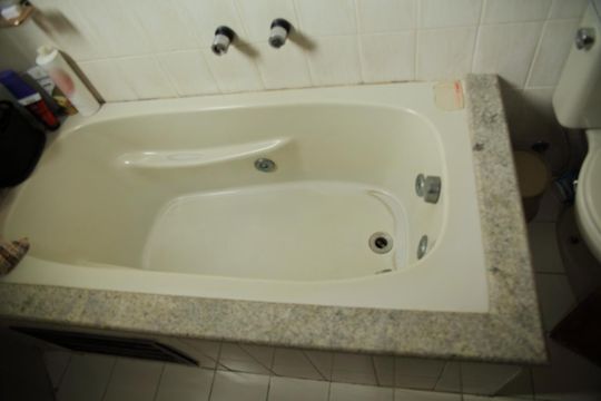 Suíte - Banheiro  de apartamento para alugar com 3 quartos, 123m² em Centro, São Bernardo do Campo