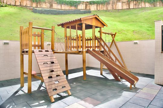 Área comum - Playground de apartamento à venda com 4 quartos, 136m² em Luxemburgo, Belo Horizonte