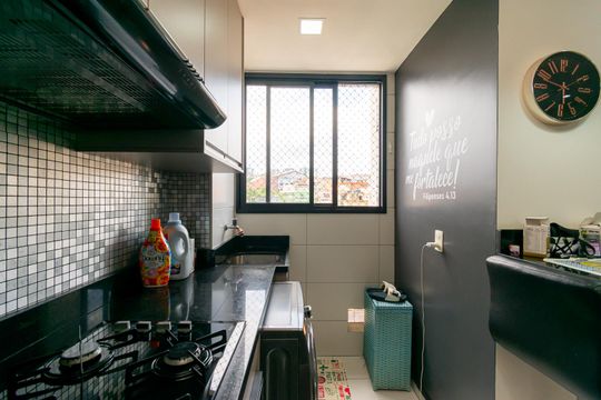 Cozinha de apartamento à venda com 2 quartos, 50m² em Altos de Vila Prudente, São Paulo