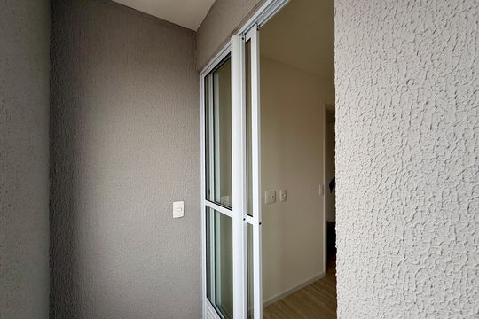 Sacada Quarto  de apartamento à venda com 1 quarto, 31m² em Vila Plana, São Paulo