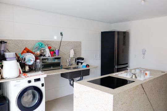 Cozinha de apartamento para alugar com 3 quartos, 82m² em Vila Osasco, Osasco