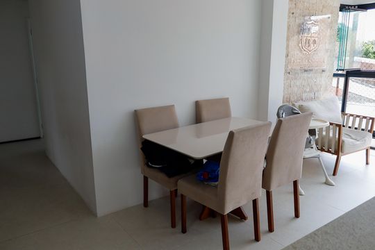 sala de apartamento para alugar com 3 quartos, 82m² em Vila Osasco, Osasco