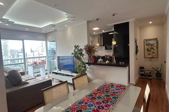 Sala de apartamento à venda com 2 quartos, 70m² em Centro, São Bernardo do Campo