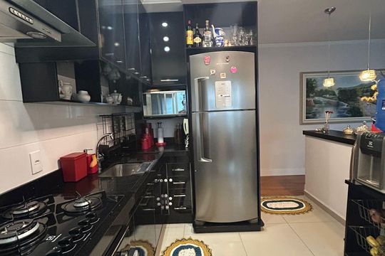 Cozinha de apartamento à venda com 2 quartos, 70m² em Centro, São Bernardo do Campo