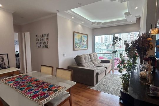 Sala de apartamento à venda com 2 quartos, 70m² em Centro, São Bernardo do Campo