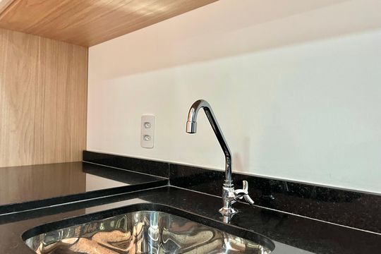 Cozinha de kitnet/studio para alugar com 1 quarto, 25m² em Vila da Saúde, São Paulo